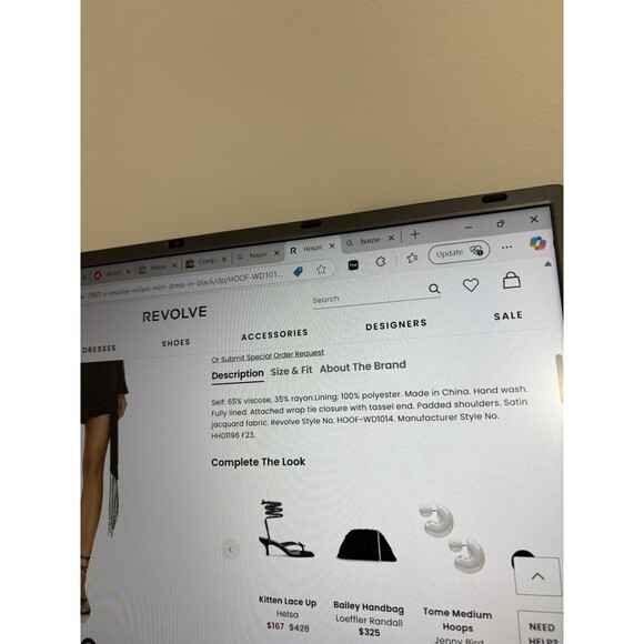 House of Harlow 1960 Black Mini Dress - Picture 6 of 16